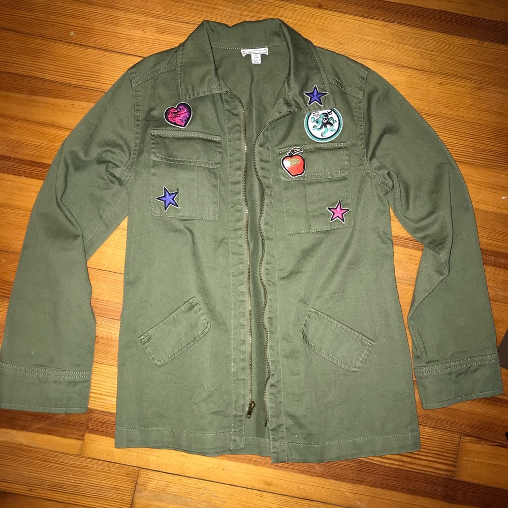 Girls Disney Decendents Military Style Jacket